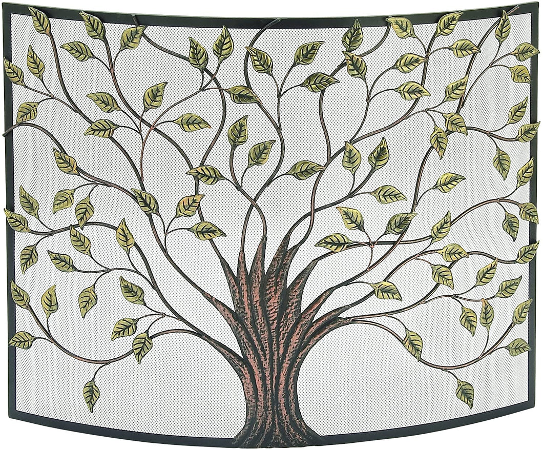 Deco 79 Lovely Traditional Metal Fire Screen, 33
