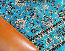 Load image into Gallery viewer, Unique Loom Kashan Collection Traditional Floral Overall Pattern with Border Black Area Rug
