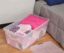 Load image into Gallery viewer, IRIS 44 Quart Buckle Down Storage Box, Clear