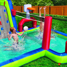 Load image into Gallery viewer, BANZAI Inflatable Water Park with Slide and Pool