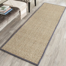Load image into Gallery viewer, Safavieh Natural Fiber Collection NF114A Basketweave Natural and Beige Seagrass Area Rug (5' x 8')