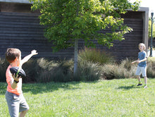 Load image into Gallery viewer, Diggin Black Max Kids Foam Soft Football. Long-Throw Spiral Grip. Small Outdoor Sports Toy