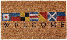 Load image into Gallery viewer, Calloway Mills 121602436 Nautical Welcome Doormat, 24&quot; x 36&quot;, Multicolor