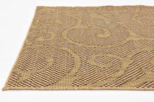 Load image into Gallery viewer, Unique Loom Outdoor Botanical Collection Vintage Patchwork Transitional Indoor and Outdoor Flatweave Area Rug