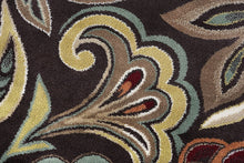 Load image into Gallery viewer, Emmalyn Transitional Floral Navy Rectangle Area Rug, 9&#39; x 12.6&#39;