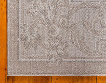 Load image into Gallery viewer, Unique Loom Outdoor Botanical Collection Vintage Patchwork Transitional Indoor and Outdoor Flatweave Area Rug