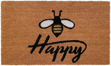 Load image into Gallery viewer, Calloway Mills AZ101231729 Bee Happy Doormat, 17&quot; x 29&quot;, Multicolor
