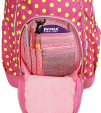 Load image into Gallery viewer, J World Lollipop Kids Rolling Backpack &amp; Lunch Bag Set for Elementary School. Carry-On Suitcase with Wheels