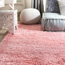 Load image into Gallery viewer, nuLOOM Soft &amp; Plush Cloudy Shag Runner Rug, 2' 8" x 8', Snow White