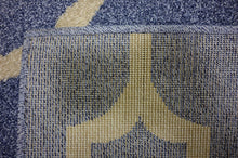 Load image into Gallery viewer, Unique Loom Trellis Collection Moroccan Lattice Light Blue Area Rug (5' x 8')