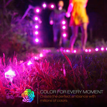 Load image into Gallery viewer, SYLVANIA LIGHTIFY ZigBee Outdoor Light Gardenspot Starter Kit, 9 Color Changing and Dimmable LED Spots, Works with SmartThings, Wink, and Amazon Echo Plus, Hub Needed for Amazon Alexa and the Google Assistant