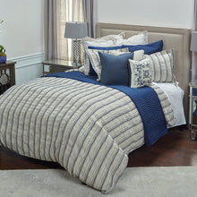 Load image into Gallery viewer, Rizzy Home BT4052 Standard Sham, 20"X26", Blue/Neutral/Brown
