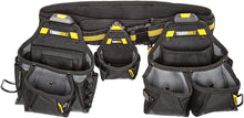 Load image into Gallery viewer, ToughBuilt - Tool Belt Set - Includes Pouches, Padded Belt, Heavy Duty, Deluxe Organizer Premium Quality, Durable Pockets, Pry Bar/Hammer Loop, Patented ClipTech Hubs