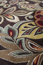 Load image into Gallery viewer, Emmalyn Transitional Floral Navy Rectangle Area Rug, 9&#39; x 12.6&#39;