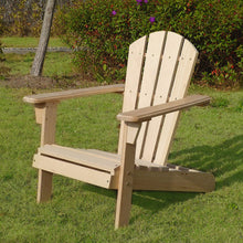 Load image into Gallery viewer, Merry Garden Kids Foldable Wooden Adirondack Chair, Children's Outdoor Patio Furniture, Garden, Lawn, Deck Chair, Unfinished