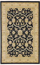 Load image into Gallery viewer, Unique Loom Edinburgh Collection Oriental Traditional French Country Black Area Rug (5' x 8')
