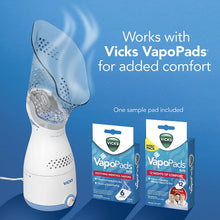 Load image into Gallery viewer, Vicks Personal Sinus Steam Inhaler with Pads Bundle