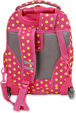 Load image into Gallery viewer, J World Lollipop Kids Rolling Backpack &amp; Lunch Bag Set for Elementary School. Carry-On Suitcase with Wheels