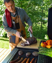 Load image into Gallery viewer, PIT BOSS 67296 Grooved Edge Magnetic Cutting Board, Bamboo