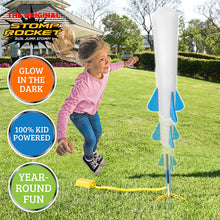 Load image into Gallery viewer, Stomp Rocket The Original Jr. Glow Rocket and Rocket Refill Pack, 7 Rockets and Toy Rocket Launcher - Outdoor Rocket Toy Gift for Boys and Girls Ages 3 Years and Up