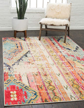 Load image into Gallery viewer, Unique Loom Sedona Collection Distressed Southwestern Tribal Rug