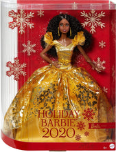 Load image into Gallery viewer, Barbie 2020 Holiday Black Hair