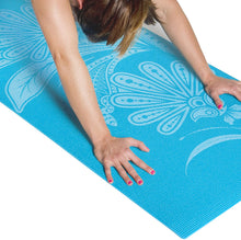 Load image into Gallery viewer, Tone Fitness Yoga Mat with Floral Pattern