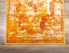 Load image into Gallery viewer, Unique Loom Sofia Collection Traditional Vintage Orange Runner Rug (2' x 10')