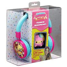 Load image into Gallery viewer, Cute Girls Fashion Wired Headphones with Built in Microphone and Squishy Toy Lamb for Stress Relief Clips to Headphone Wire