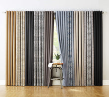 Load image into Gallery viewer, Sun Zero Oslo Theater Grade Extreme 100% Blackout Grommet Curtain Panel