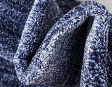Load image into Gallery viewer, Unique Loom Del Mar Collection Contemporary Transitional Navy Blue Round Rug (8' x 8')