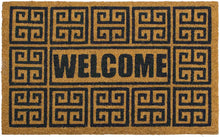 Load image into Gallery viewer, Storm Stopper Doormat Printed Coir Mat, 18" x 28", Black/Natural