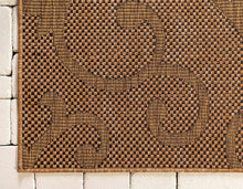 Load image into Gallery viewer, Unique Loom Outdoor Botanical Collection Vintage Patchwork Transitional Indoor and Outdoor Flatweave Area Rug