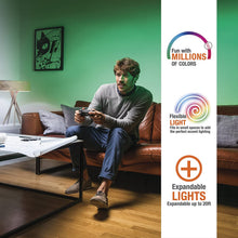 Load image into Gallery viewer, Sylvania Smart+ Full Color LED Flex Strip, Works with Apple HomeKit and Siri Voice Control,