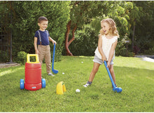 Load image into Gallery viewer, Little Tikes TotSports Easy Hit Golf Set + 3 balls + 2 clubs