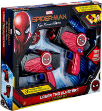 Load image into Gallery viewer, Marvel Spiderman Far from Home Laser-Tag Infared Blasters, Lights Up &amp; Vibrates
