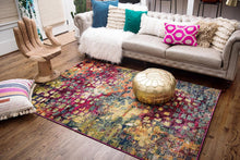 Load image into Gallery viewer, Unique Loom Jardin Collection Colorful Abstract Multi Area Rug (2' x 3')