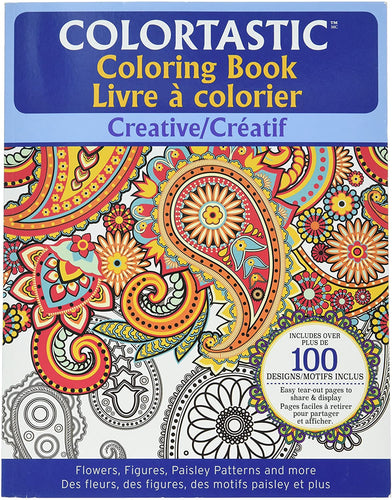 EMSON DIV. OF E. MISHON Colortastic Creative Coloring Book for Grown Ups