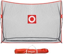 Load image into Gallery viewer, GoSports Golf Practice Hitting Net | Choose Between Huge 10' x 7' or 7' x 7' Nets | Personal Driving Range for Indoor or Outdoor Use | Designed by Golfers for Golfers