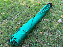 Load image into Gallery viewer, Frame It All Tool-Free Classic Sienna 7ft. x 8ft. x 11in. Composite Hexagon Sandbox Kit with Telescoping Canopy/Cover - 2&quot; Profile