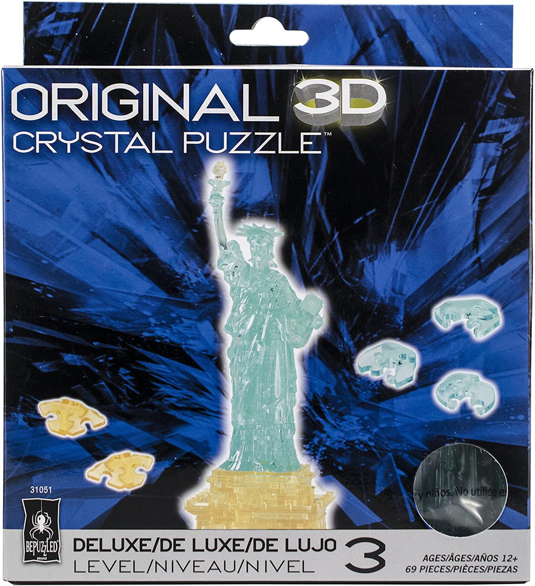BePuzzled Deluxe 3D Crystal Puzzle - Statue of Liberty
