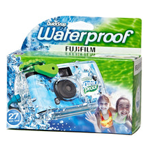 Load image into Gallery viewer, Fujifilm Quick Snap Waterproof 27 exp. 35mm Camera 800 film,Blue/Green/white,1 Pack