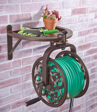 Load image into Gallery viewer, Liberty Garden 710 Navigator Rotating Garden Hose Reel, Holds 125-Feet of 5/8-Inch Hose - Bronze