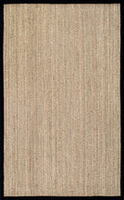 Load image into Gallery viewer, nuLOOM Elijah Seagrass Natural Area Rug, 8' x 10', Black