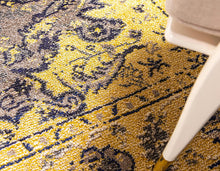Load image into Gallery viewer, Unique Loom Medici Collection Floral Distressed Traditional Gray Area Rug