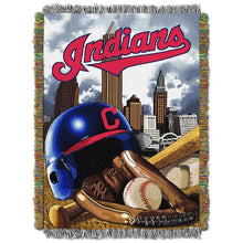 Load image into Gallery viewer, Officially Licensed MLB Home Field Advantage Woven Tapestry Throw Blanket, Soft &amp; Cozy, Washable, Throws &amp; Bedding, 48" x 60"