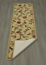 Load image into Gallery viewer, Ottohome Collection Floral Garden Design Non-Skid (Non-Slip) Rubber Backing Modern Area Rug