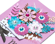 Load image into Gallery viewer, American Greetings Premier Bouquet Mother&#39;s Day Greeting Card with Rhinestones
