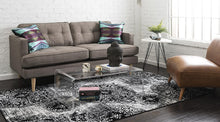 Load image into Gallery viewer, Unique Loom 3138665 Area Rug, 4&#39; x 6&#39; Rectangle, Black