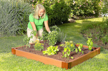Load image into Gallery viewer, Frame It All Two Inch Series 4ft. x 4ft. x 5.5 in. Composite Raised Garden Bed Kit